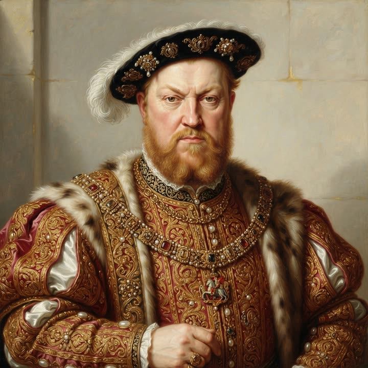 Portrait illustration of Henry the Eighth